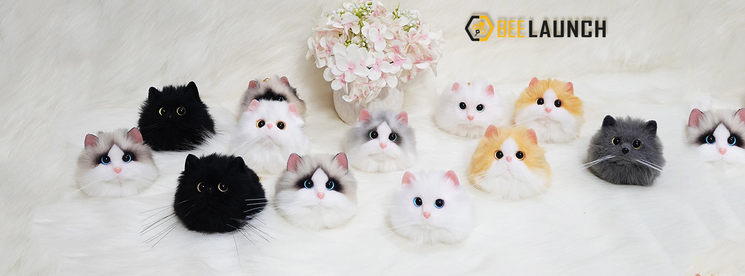 Adorably Cute Fluffy Cat Purse